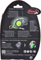 Flexi New Neon M/5m Csévélő szalagos kutya póráz - Neon zöld