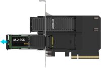 Icy Dock MB312M4P-B ExpressSlot Core 2x M.2 PCIe Bővítőkártya