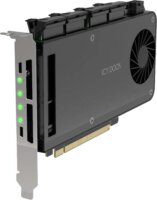 Icy Dock MB204MP-B ExpressSlot Slide 4× M.2 NVMe SSD PCIe Bővítőkártya