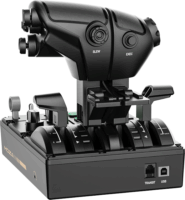 Moza Racing AS014 Flight MTQ Szimulátor Quad-tengelyes Gázkar - Fekete