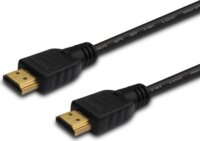 SAVIO CL-194 HDMI 1.4 Apa - HDMI 1.4 Apa Aranyozott Kábel 1.5m - Fekete