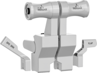 Moza Racing AS015 Flight TQB Szimulátor Gázkar Modul - Fehér