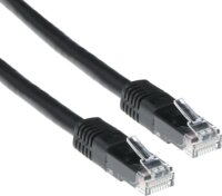 ACT IS8903 U-UTP Cat6 RJ45 Patch kábel 3m - Fekete