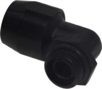 Alphacool 17455 HF 90°-os Forgatható Csavaros Könyök Csatlakozó G1/4" - Fekete