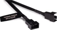 Alphacool 18673 4-Pin anya - 4-Pin apa PWM Ventilátor Hosszabbítókábel 15cm - Fekete