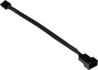 Alphacool 18673 4-Pin anya - 4-Pin apa PWM Ventilátor Hosszabbítókábel 15cm - Fekete