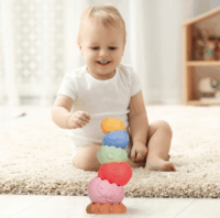 Tullo Szenzoros oktató piramis bébijáték