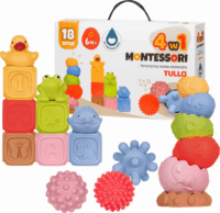 Tullo 18 darabos Montessori fejlesztő bébijáték készlet