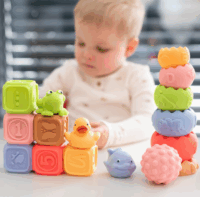 Tullo 18 darabos Montessori fejlesztő bébijáték készlet