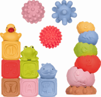 Tullo 18 darabos Montessori fejlesztő bébijáték készlet