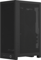 NZXT H2 Flow Mini Tower Számítógépház + 2db 120mm ventilátor - Fekete