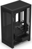 NZXT H2 Flow Mini Tower Számítógépház + 2db 120mm ventilátor - Fekete