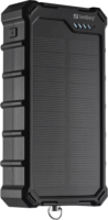 Sandberg 421-24 Napelemes CampLED Powerbank 20000mAh 22,5W - Fekete