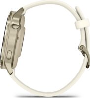 Garmin Venu 4 AMOLED Okosóra 41mm Csontfehér Szilikon szíjjal - Pezsgő