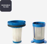 Black&Decker BXVMS602E Porzsák Nélküli álló / kézi porszívó 600W - Kék