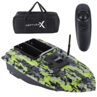 NepturaX Phantom Horgász etetőhajó - Zöld/Szürke