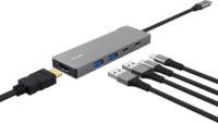 Trust 26062 Dalyx 5in1 Multiport USB-C HUB (1x HDMi + 2x USB-C + 2x USB-A)