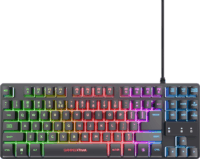 Trust GXT833 Thado TKL Vezetékes USB-A RGB Billentyűzet HUN - Fekete