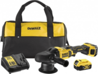 DeWALT DCM848P2-QW Akkumulátoros Polírozógép 18V + Hordtáska + 2x 5Ah Akku