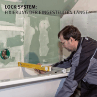 Stabila Type 80 T Teleszkópos Alumínium Vízmérték 61 - 103cm