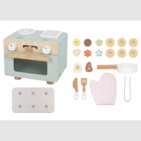 Tooky Toy TP524 Játék mini sütő fából
