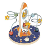 Tooky Toy TP058 Fa Rakéta golyóvezető pálya Bébijáték