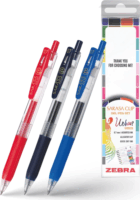 Zebra Sarasa Clip Gelpen 0,7mm 3 darabos Nyomógombos Zseléstoll készlet - Többféle