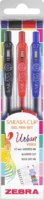 Zebra Sarasa Clip Gelpen 0,7mm 3 darabos Nyomógombos Zseléstoll készlet - Többféle