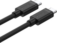 UNITEK Y-C477BK01 USB-C 3.2 Apa - USB-C 3.2 Apa Adat és Gyorstöltő Kábel 60W 2m - Fekete