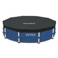 Intex 28031 Frame-Pool medence takaró Ø 366 cm - Fekete