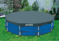 Intex 28031 Frame-Pool medence takaró Ø 366 cm - Fekete