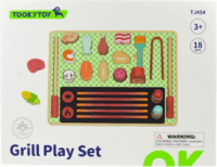 Tooky Toy TJ454 Fa grill játékszett kiegészítőkkel