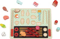 Tooky Toy TJ454 Fa grill játékszett kiegészítőkkel