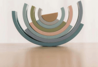 Tooy Toy Montessori Összeépíthető Fa szivárvány bébijáték