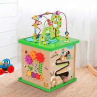 Tooky Toy TK533 Erdei állatkás óriás foglalkoztató doboz bébijáték