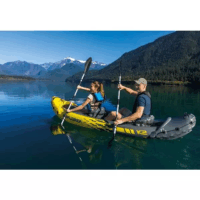 Intex Explorer K2 2 személyes Felfújható kajak szett alumínium evezőkkel (312 x 91 cm)