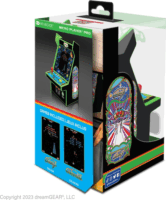 My Arcade DGUNL-4195 Galaga Micro Player Pro Retro Arcade 6.75" Hordozható Játékkonzol - Fekete/Zöld