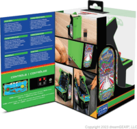 My Arcade DGUNL-4195 Galaga Micro Player Pro Retro Arcade 6.75" Hordozható Játékkonzol - Fekete/Zöld