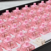 White Shark ROSERIFT-65-1 Kapcsoló nyomógomb Shinobi bell.-hez - Rózsaszín