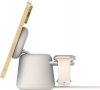 Belkin BOOST Charge Pro Qi2 2in1 Mágneses Töltő Dokkoló 15W - Bézs