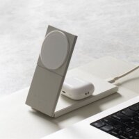 Native Union Rise 2 az 1-ben Qi2 Mágneses Wireless töltő 15W - Bézs