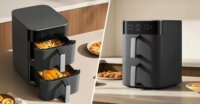 Xiaomi Smart Double Stack Air Fryer Okos Forrólevegős Sütő 12L 2800W - Fekete