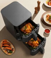 Xiaomi Smart Double Stack Air Fryer Okos Forrólevegős Sütő 12L 2800W - Fekete