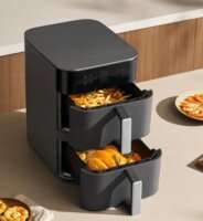 Xiaomi Smart Double Stack Air Fryer Okos Forrólevegős Sütő 12L 2800W - Fekete
