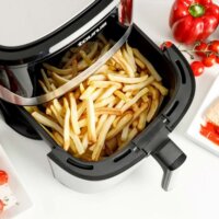 Taurus 7S Air Fryer Forrólevegős Sütő 6.5L 1600W - Ezüst / Fekete