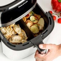 Taurus 7S Air Fryer Forrólevegős Sütő 6.5L 1600W - Ezüst / Fekete