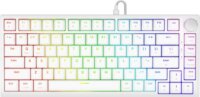 Savio Astral White Jade Vezetékes Gaming RGB Billentyűzet US - Fehér