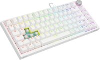 Savio Astral White Jade Vezetékes Gaming RGB Billentyűzet US - Fehér