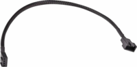 Alphacool 18674 4-Pin apa - 4-Pin anya Ventilátor Hosszabbító kábel 30cm - Fekete