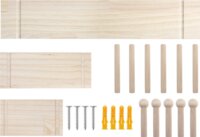 Maclean MC-131 WD Fa Fali rendszerező tábla 60 x 80cm